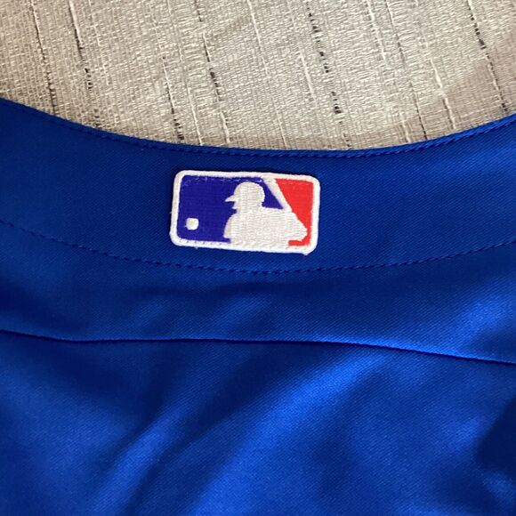 Majestic Authentic Chicago Cubs Jersey #64 Size 48 Cool Base MLB Blue Red - Picture 5 of 9